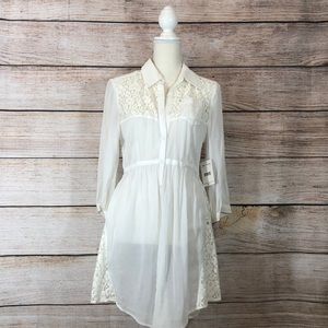 FREE PEOPLE bohemian lace dress
